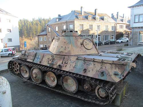 Ardennes,Houfflaize Panther Tank Ausf. G,