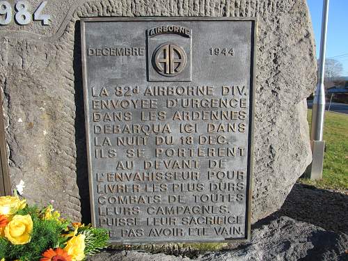 Werbomont 82nd Airborne Memorial, Ardennes