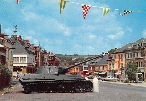 Ardennes,Houfflaize Panther Tank Ausf. G,