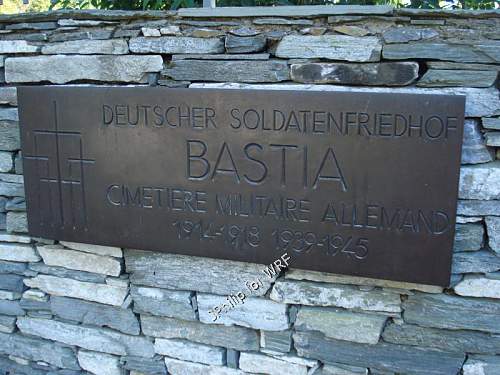 Deutscher Soldatenfriedhof - Korsika