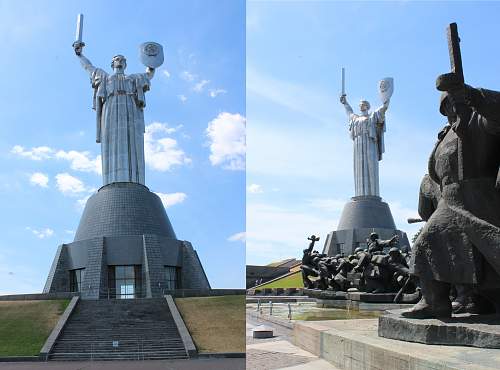 The Motherland Monument &amp; The Ukrainian State Museum of the Great Patriotic War: Kiev, Ukraine.