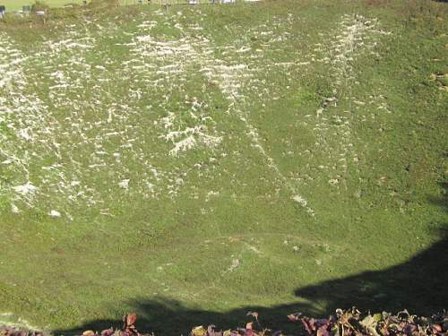 The Lochnagar Crater Memorial.