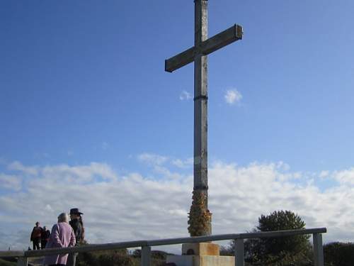 The Lochnagar Crater Memorial.