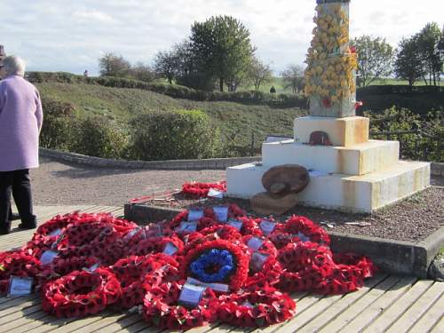 The Lochnagar Crater Memorial.