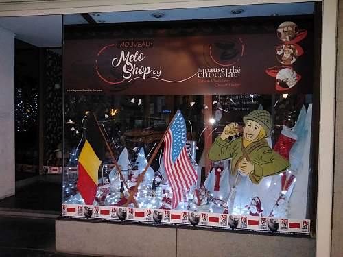 75th years after: Battle of the Bulge and Window Paintings in Bastogne