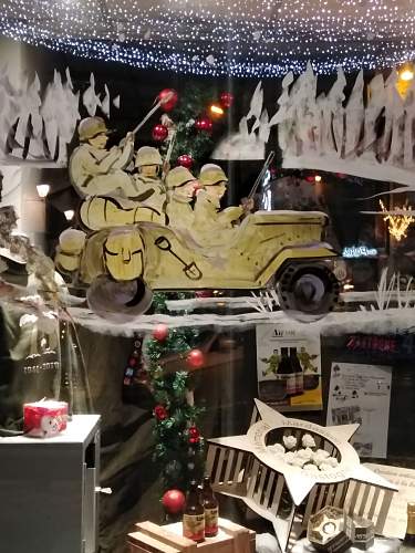 75th years after: Battle of the Bulge and Window Paintings in Bastogne