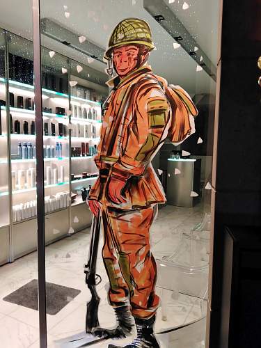 75th years after: Battle of the Bulge and Window Paintings in Bastogne