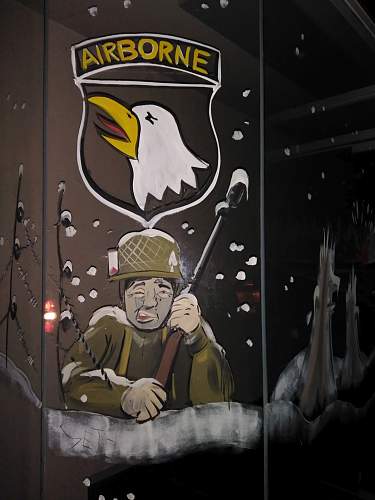 75th years after: Battle of the Bulge and Window Paintings in Bastogne