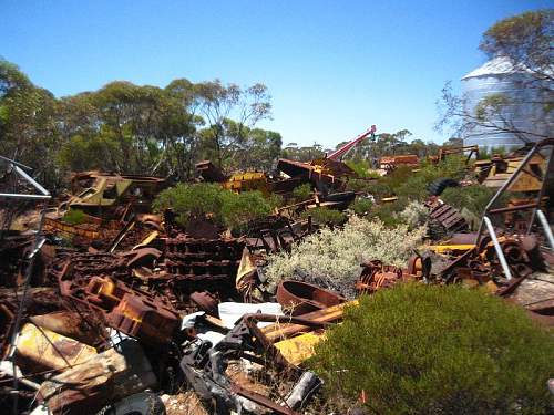 Tank Graveyards - Australia had them too!