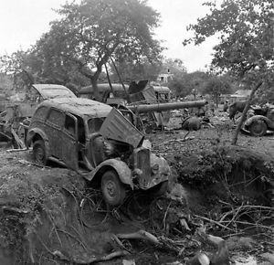 Scrapyards of the Falaise Gap - then and now