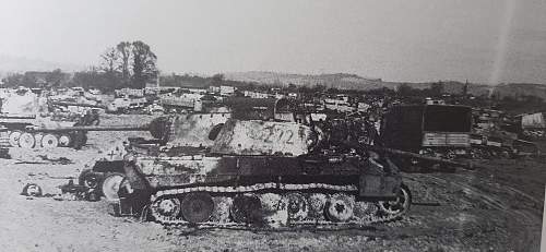 Scrapyards of the Falaise Gap - then and now