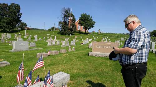 Major Winters grave in Ephrata, PA