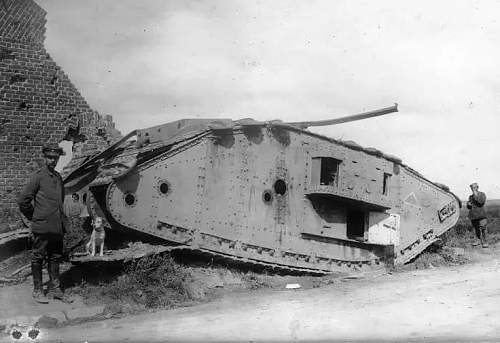 Battle of Cambrai 1917 British MARK IV &quot;Deborah&quot;