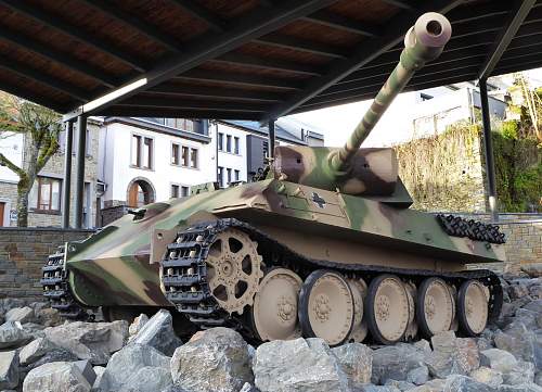 Ardennes,Houfflaize Panther Tank Ausf. G,