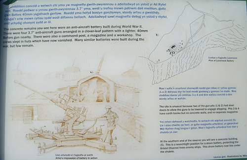 AA and Coastal Defence battery at Lavernock Point, S. Wales