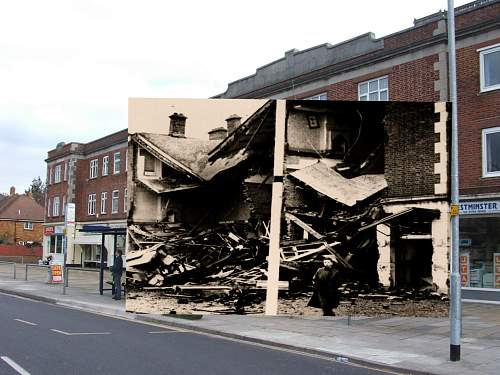 Cosham (Portsmouth UK) 1940 Then &amp; Now