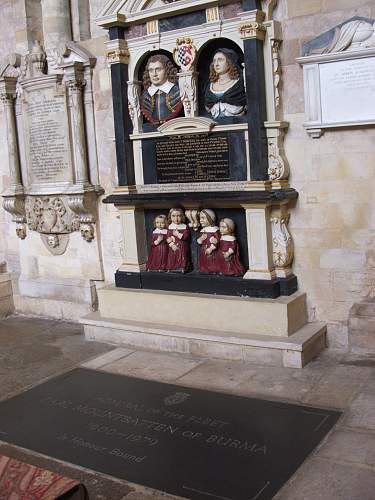 Grave of First Sea Lord. Lord Louis Mountbatten