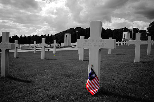 American WW 2 Cemetery in Hamm ( Luxemburg )