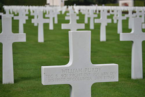 American WW 2 Cemetery in Hamm ( Luxemburg )