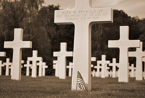 American WW 2 Cemetery in Hamm ( Luxemburg )