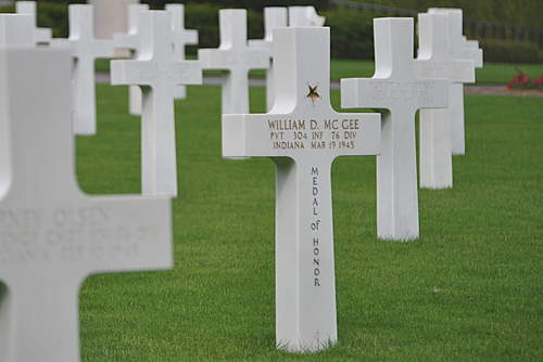 American WW 2 Cemetery in Hamm ( Luxemburg )