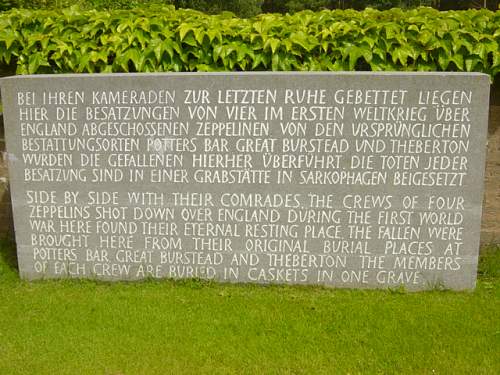 Visiting the German Military Cemetery, UK.