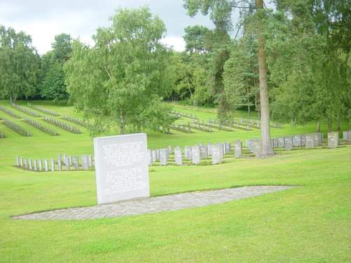 Visiting the German Military Cemetery, UK.