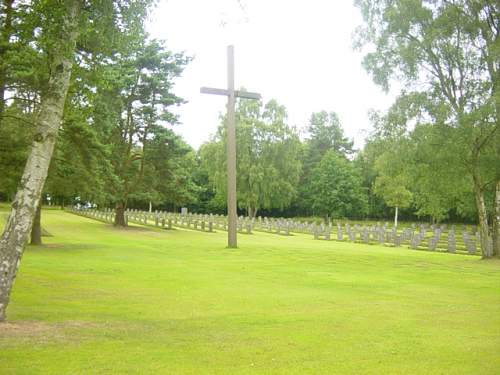 Visiting the German Military Cemetery, UK.