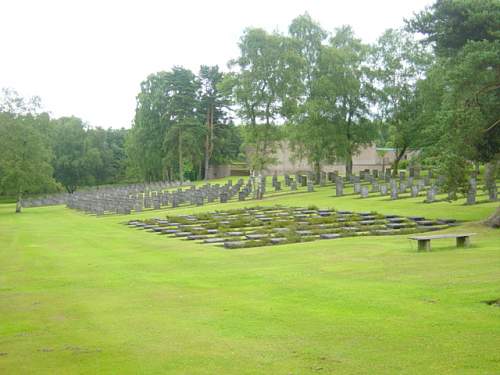 Visiting the German Military Cemetery, UK.