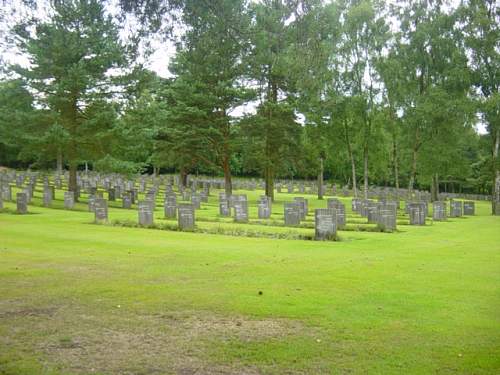 Visiting the German Military Cemetery, UK.