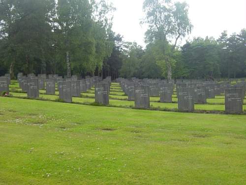 Visiting the German Military Cemetery, UK.