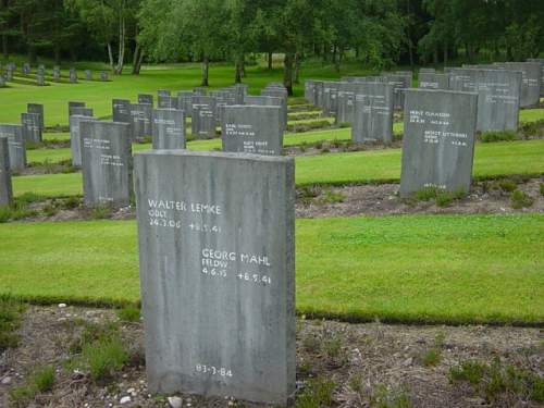 Visiting the German Military Cemetery, UK.