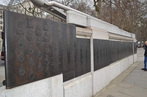 The Battle of Britain Memorial London.