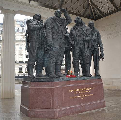 Bomber Command Memorial -  Hyde Park Corner, London.