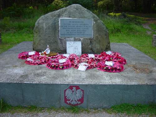 Katyn memorial in England