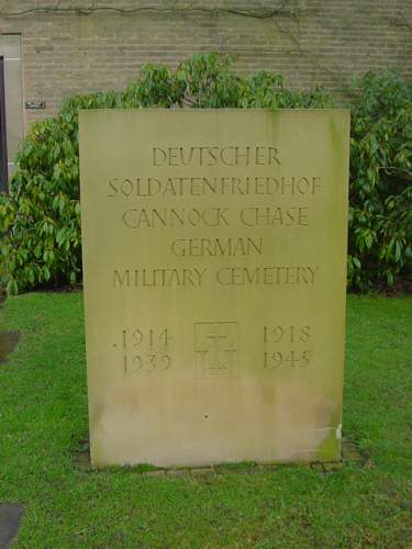 The German Military Cemetery Cannock Chase England