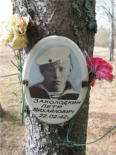 The Soviet Naval infantry cemetry near Demjansk