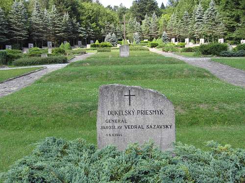 Czechoslovakian war cemetery, Dukla area