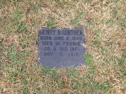 Gravesite: Sgt Henry Gunther