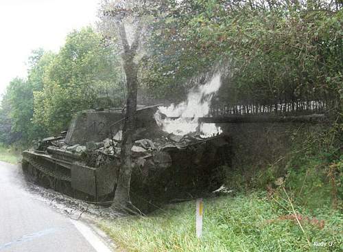 Now &amp; Then.. Ardennes Iconic Image Journey..