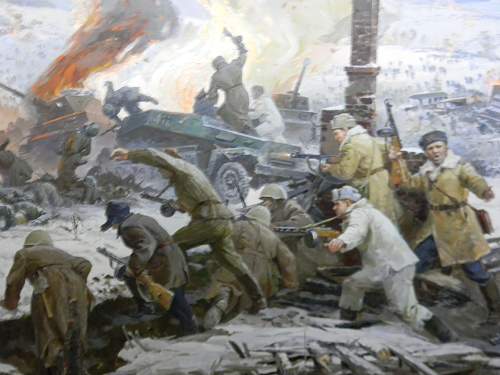 Soviet artwork...battle of the Chekassy pocket