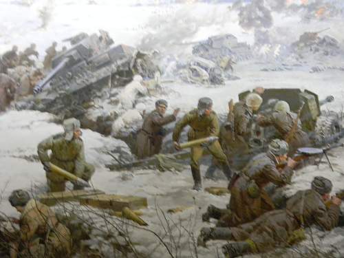 Soviet artwork...battle of the Chekassy pocket