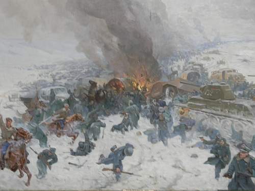 Soviet artwork...battle of the Chekassy pocket