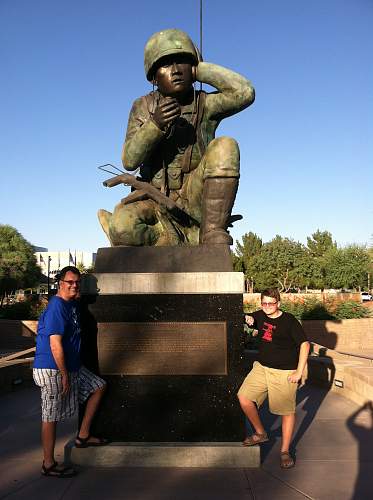 Memorials to the Navajo Code Talkers in Arizona