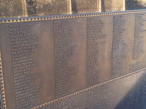 Memorials to the Navajo Code Talkers in Arizona