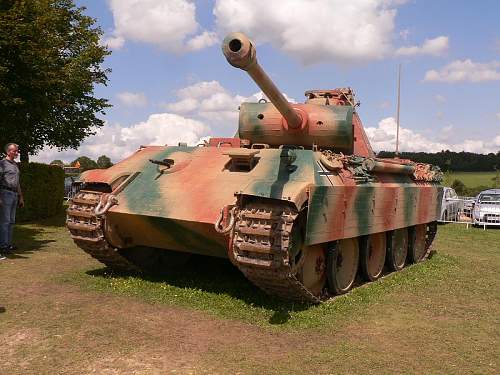 Pics : Panther Ausf. A at the Falaise Gap August 2014.