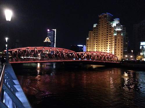 The Waibadu bridge, Shanghai.