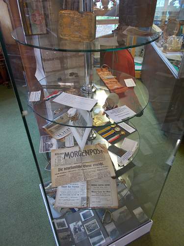 a small section of ww1/ww2 displays in llangollen north wales