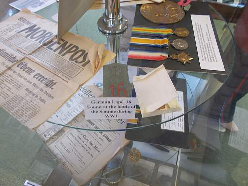 a small section of ww1/ww2 displays in llangollen north wales