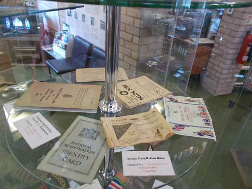 a small section of ww1/ww2 displays in llangollen north wales